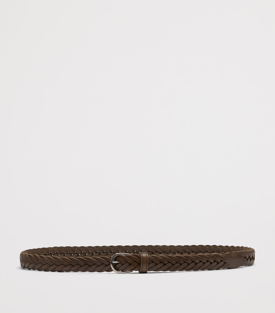 Dunhill woven leather belt imported from the UK