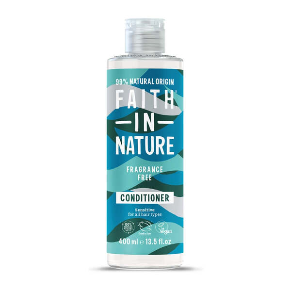 Faith In Nature conditioner fragrance free 400ml, imported from the UK