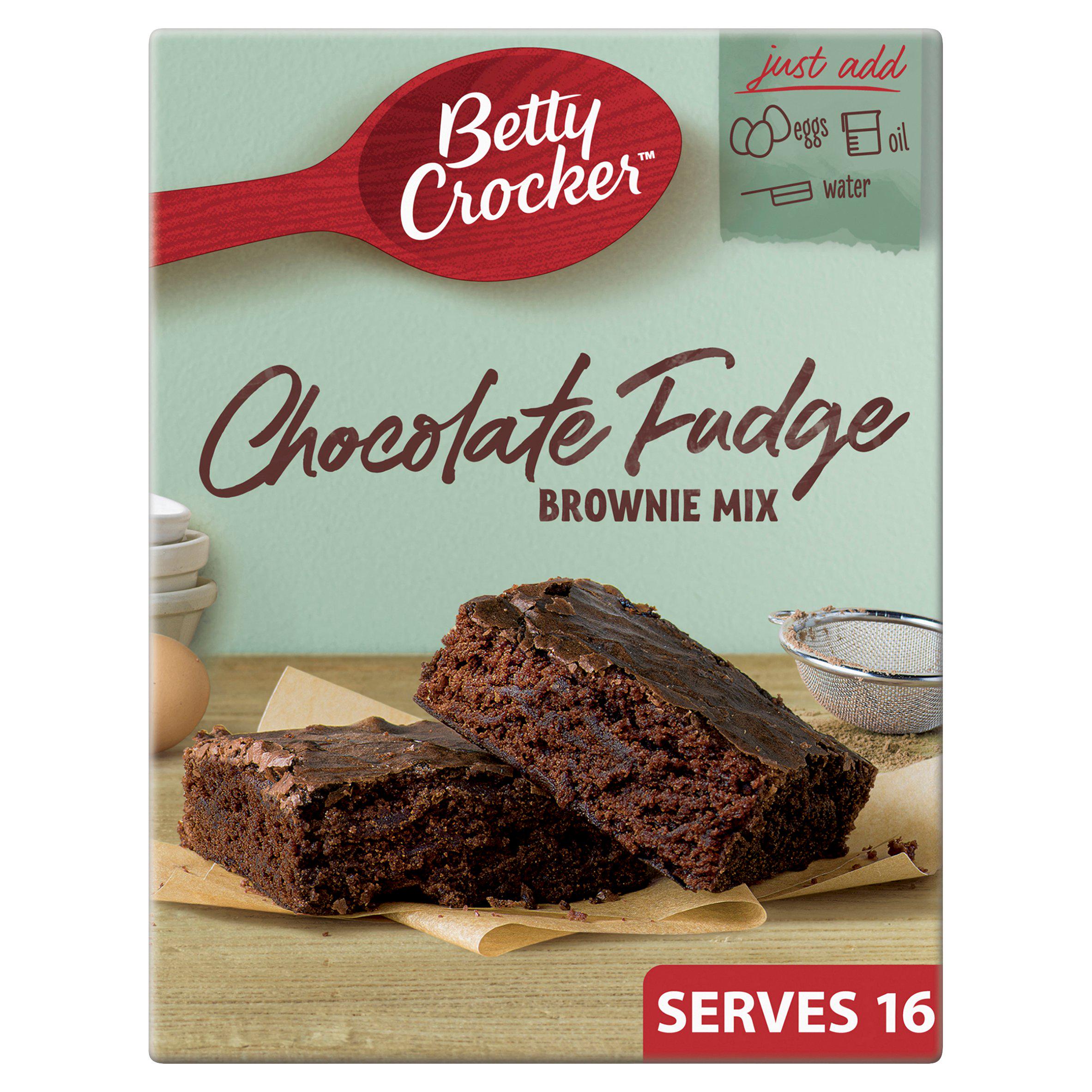 Betty Crocker Chocolate Fudge Brownie Mix 415g GOODS Sainsburys   