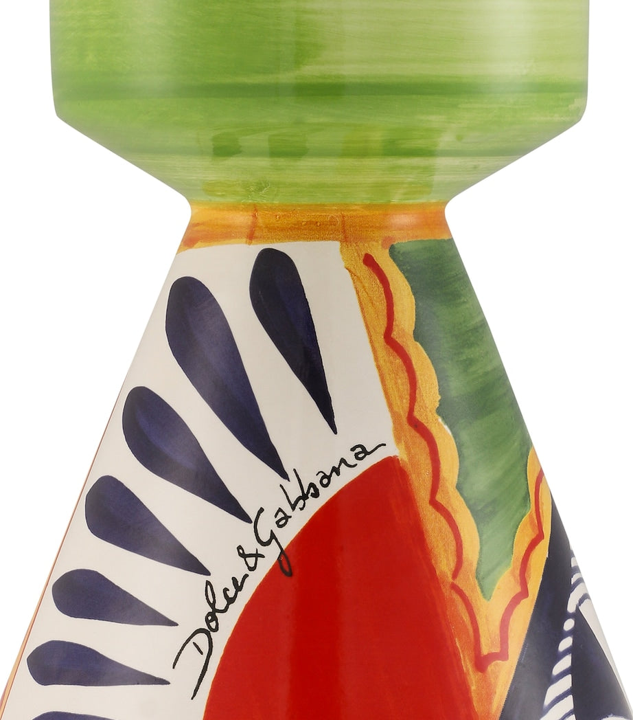 Dolce&Gabbana small ceramic candle holder 15cm diameter - British product