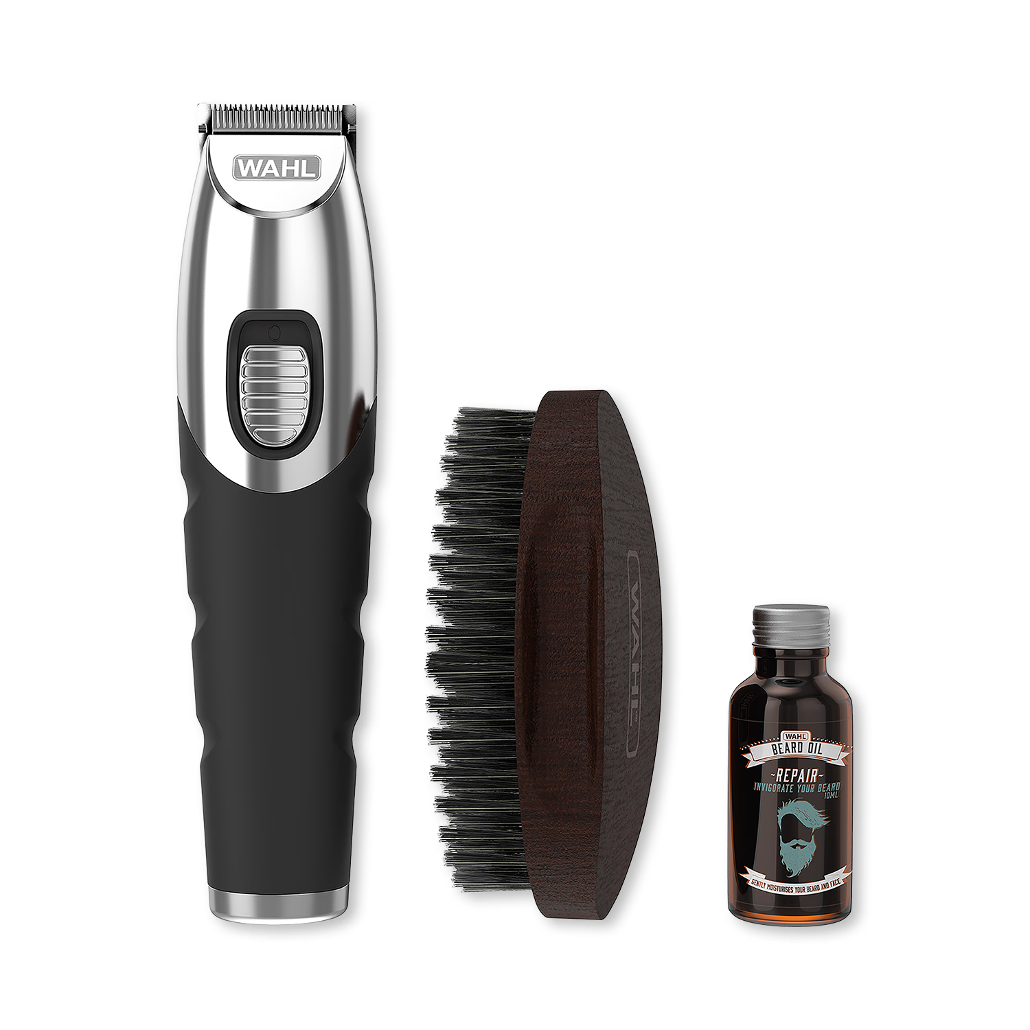Wahl stubble and beard trimmer kit with attachments - British product