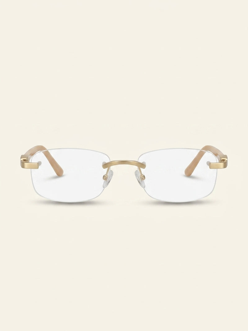 Cartier CT0048O rectangular metal eyeglasses (British brand)