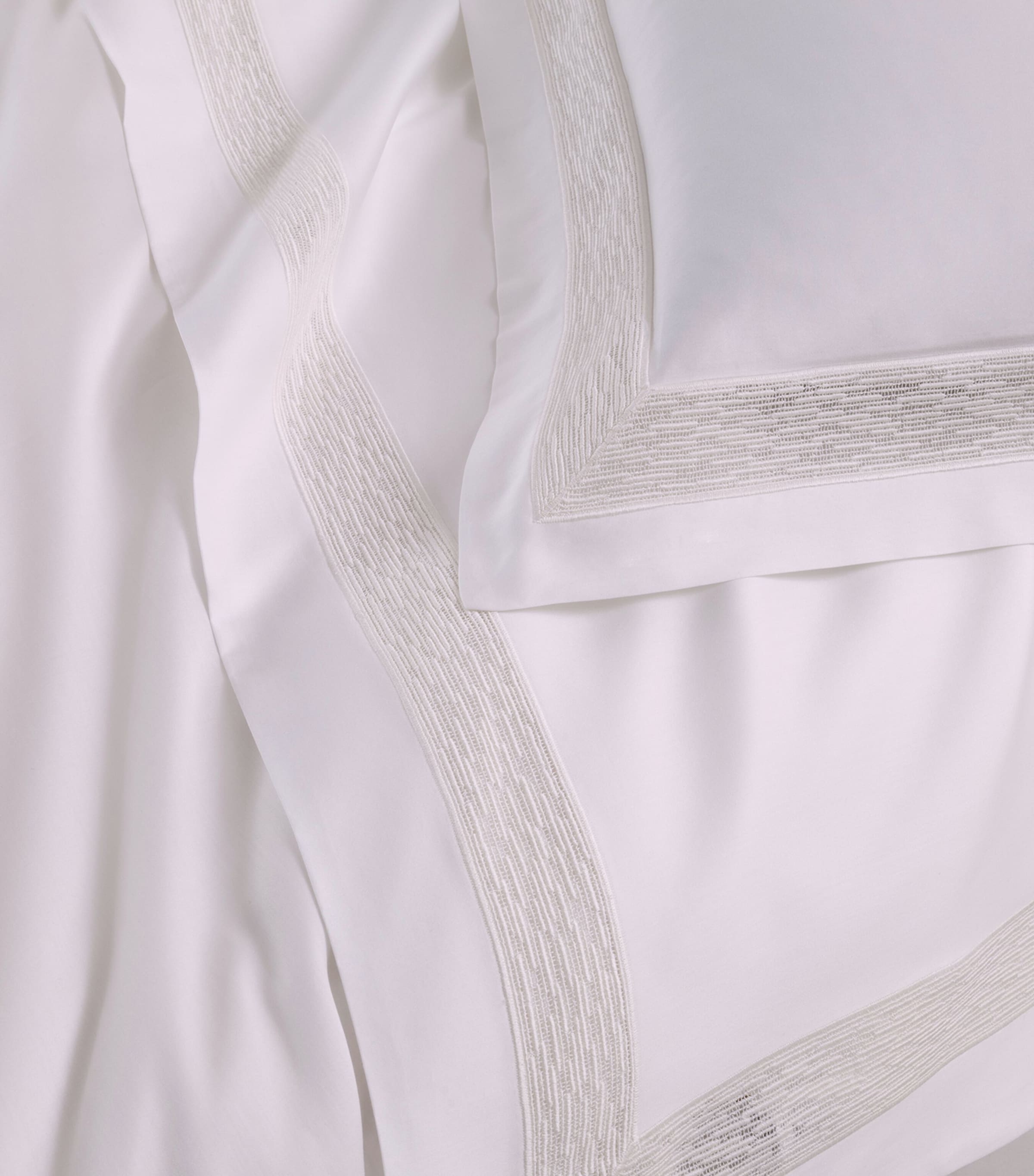 Frette Balance Lace superking flat sheet set 270cm x 320cm - British product
