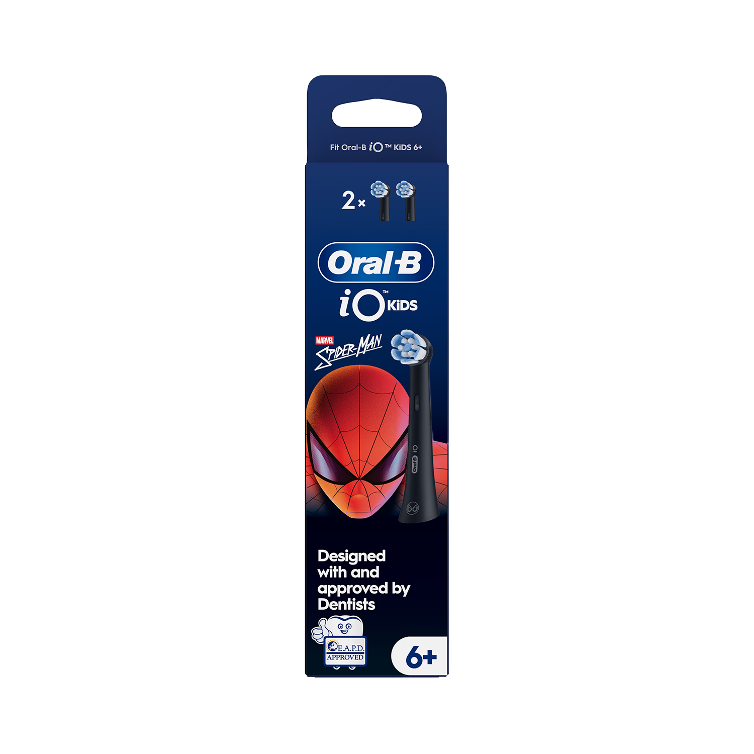 Oral-B toothbrush head Spiderman 2 pack, imported from the UK