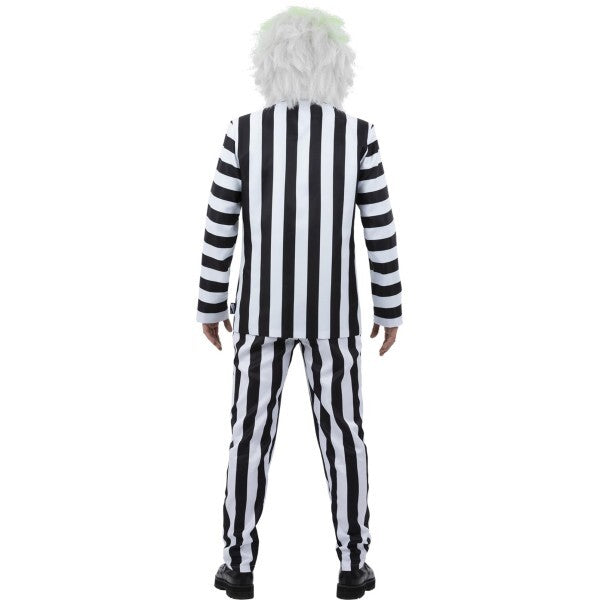 Smiffys Beetlejuice mens costume set jacket trousers tie (British brand)