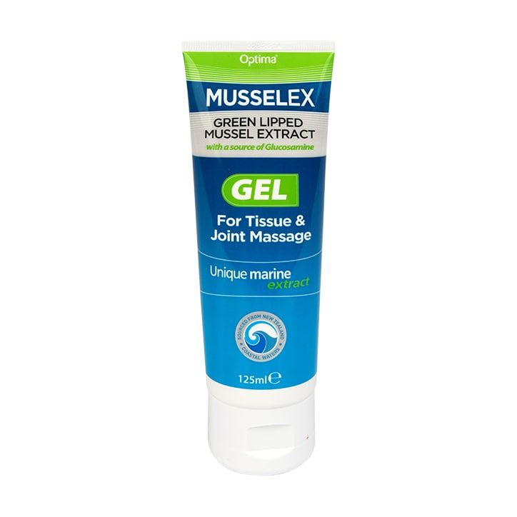 Musselflex Green Lipped Mussel Extract & Glucosamine Gel 125ml Glucosamine Holland&Barrett   