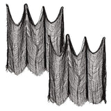 Livingandhome Halloween gauze decorations 2-pack black, UK version