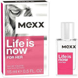 Mexx Life Is Now for Her Eau de Toilette 15ml (British brand)