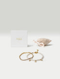 18k gold plated pearl bracelet, UK version
