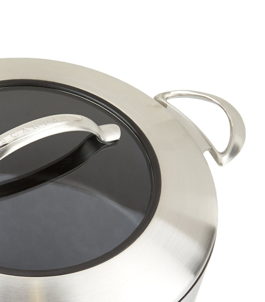 Scanpan ceramic titanium Dutch oven with glass lid, 26cm, 6.5L capacity (British brand)