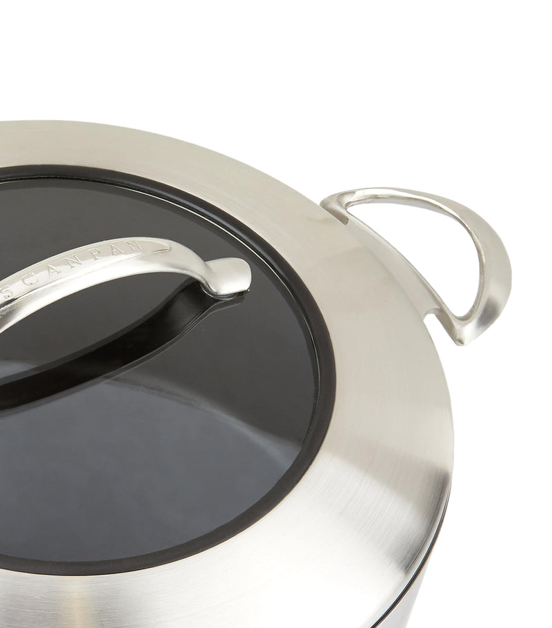 Scanpan ceramic titanium Dutch oven with glass lid, 26cm, 6.5L capacity (British brand)