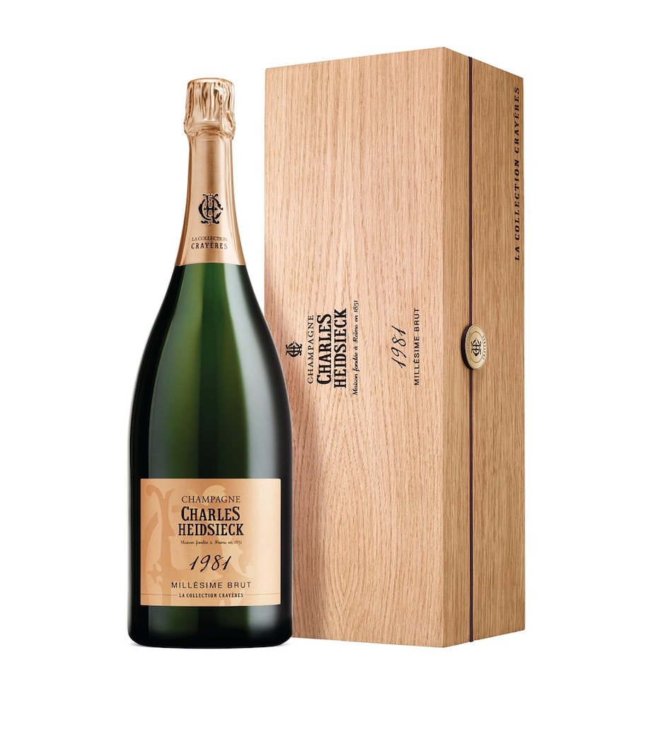 Charles Heidsieck Brut Millesime 1981 champagne 1.5L, UK version
