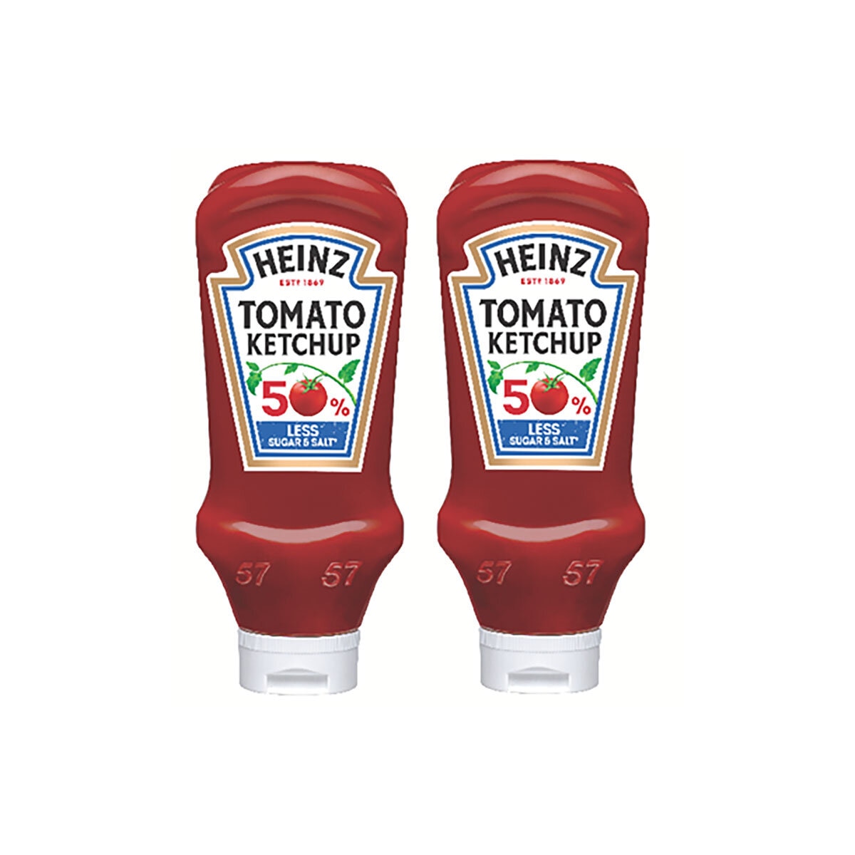 Heinz Tomato Ketchup 50/50, 2 x 880g GOODS Costco UK