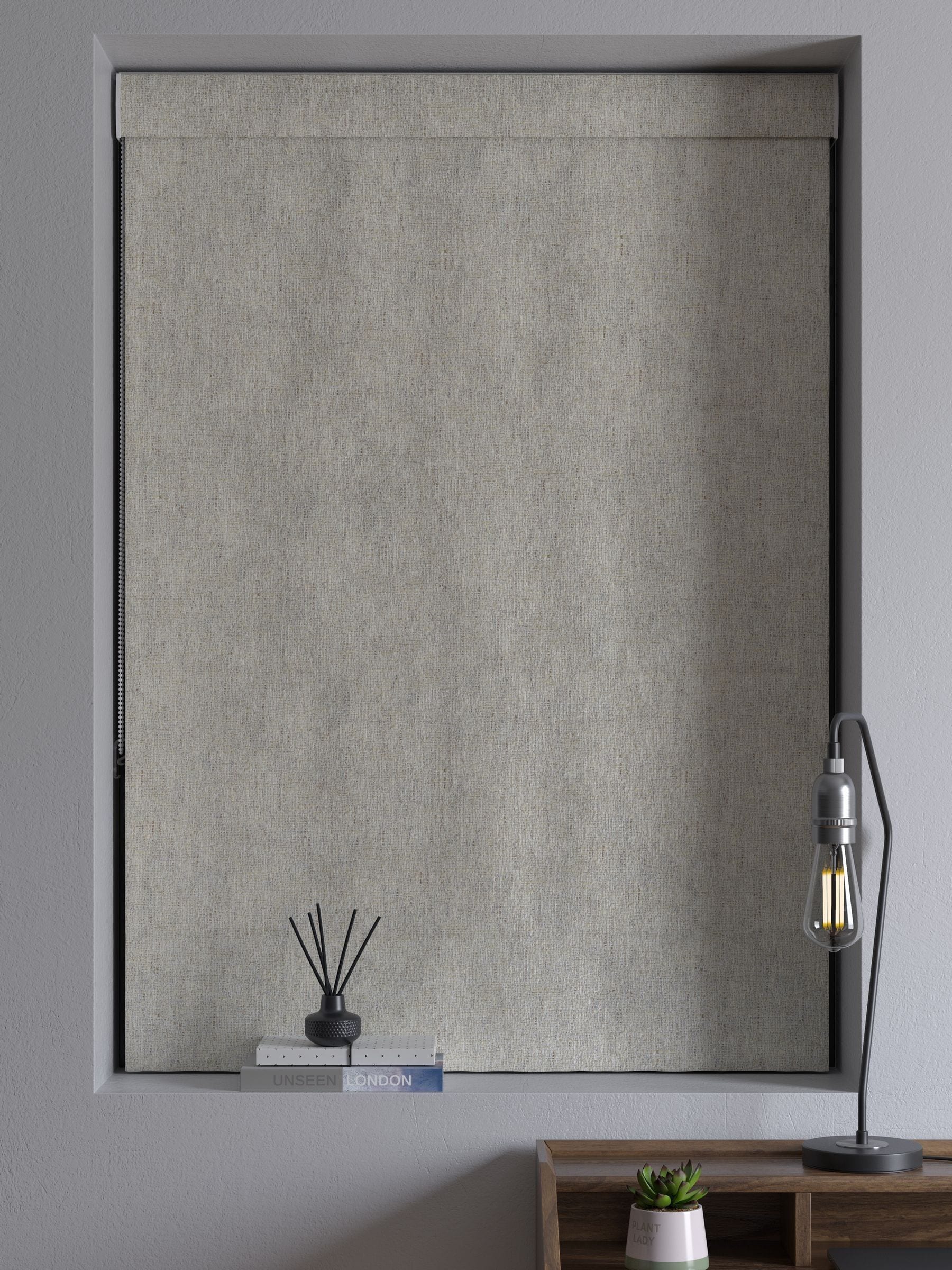 Next natural textured roman blinds made to measure, imported from the UK