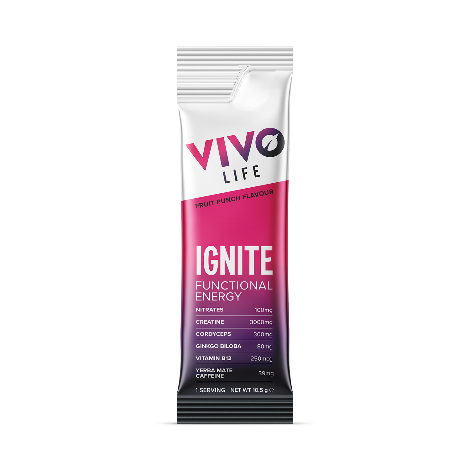 IGNITE Functional Energy supplement sachet 10.5g - British product