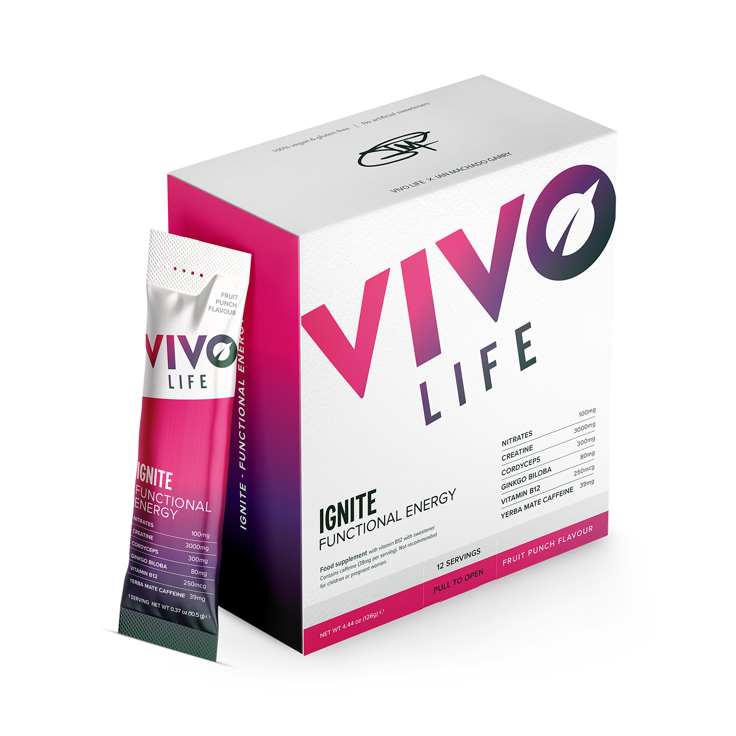 IGNITE Functional Energy supplement sachet 10.5g - British product