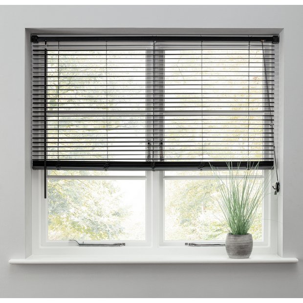 Argos Home Jet Black Venetian Blind 180cm - British product