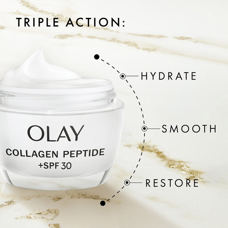 Olay collagen peptide 24 facial cream 2 x 50ml (British brand)