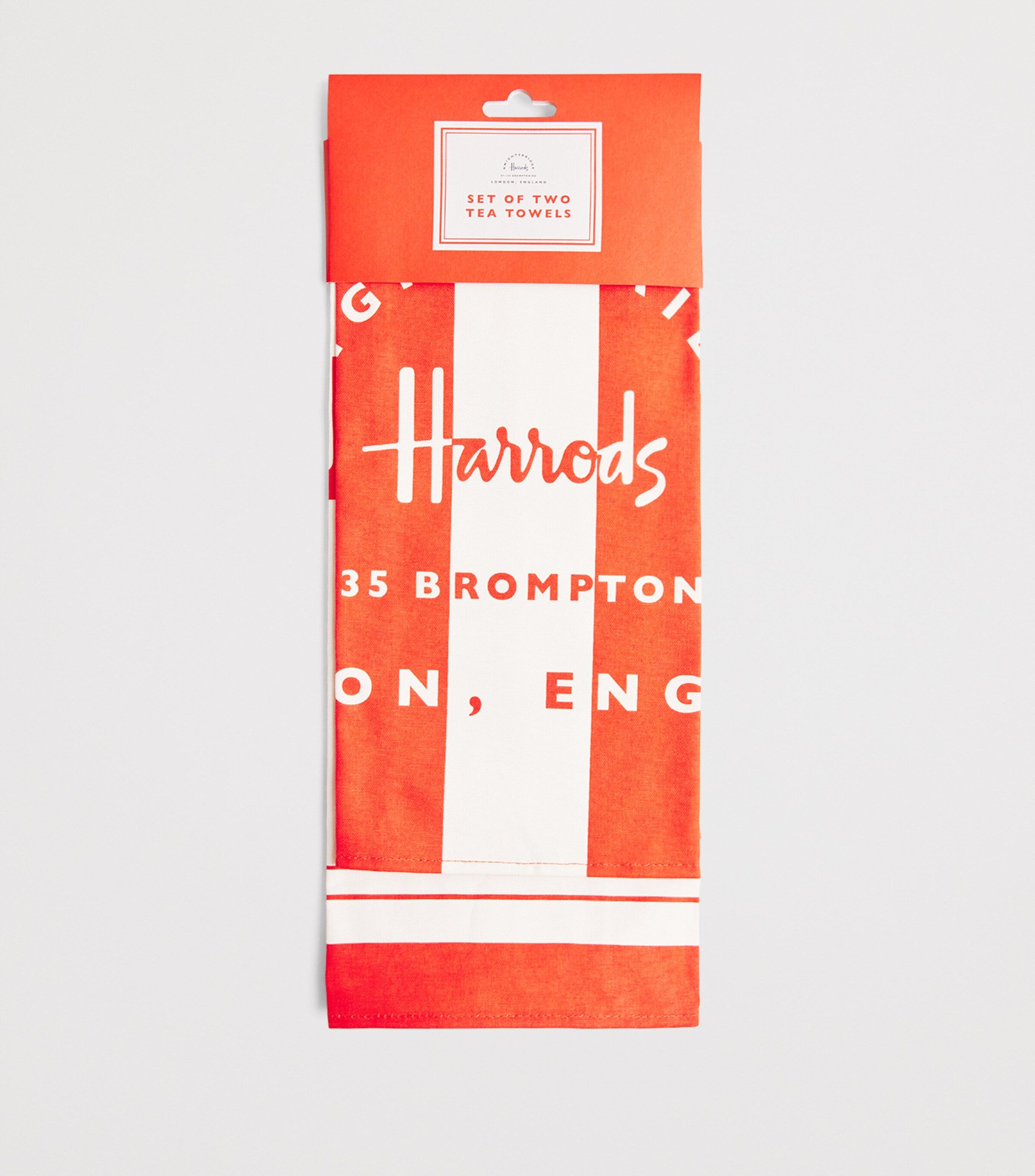 Harrods jam tea towel set of 2, UK version