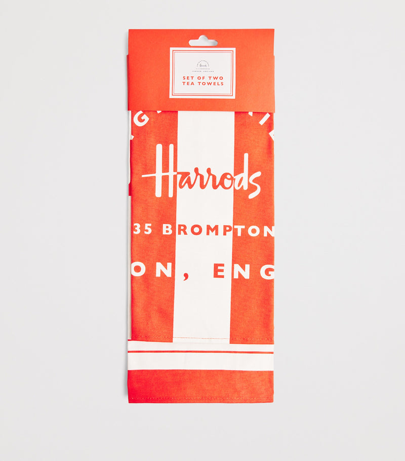 Harrods jam tea towel set of 2, UK version