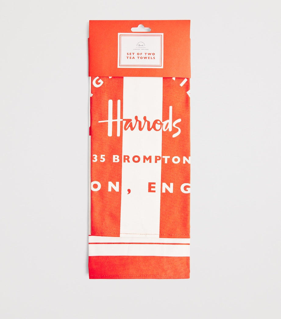 Harrods jam tea towel set of 2, UK version