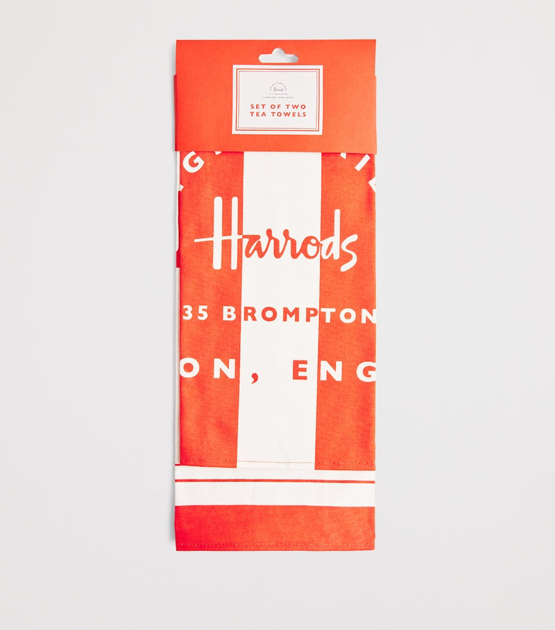 Harrods jam tea towel set of 2, UK version