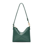 Men's Suede and Calfskin Satchel with Adjustable Strap and Zip Pocket, 24cm x 34cm x 12cm