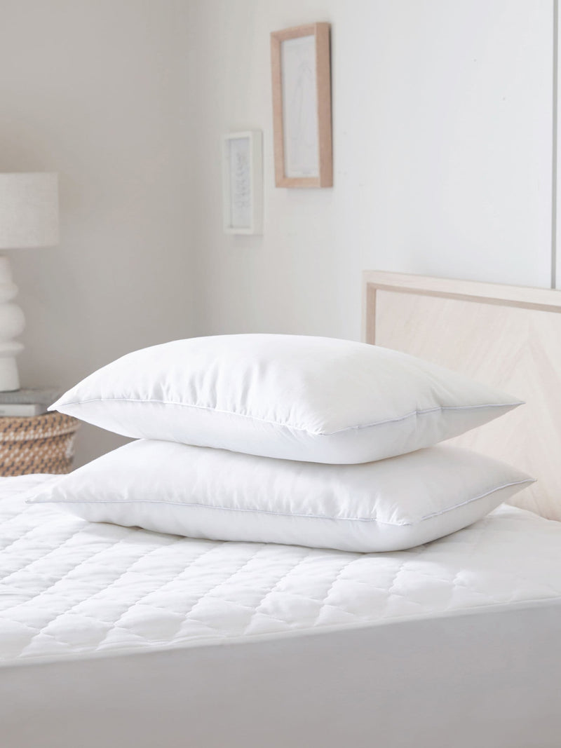 Sleep In Silk firm pillows set of 2 (British brand)
