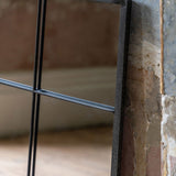 Gallery Chafford black window mirror 80x110cm, UK version