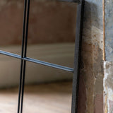 Gallery Chafford black window mirror 80x110cm, UK version