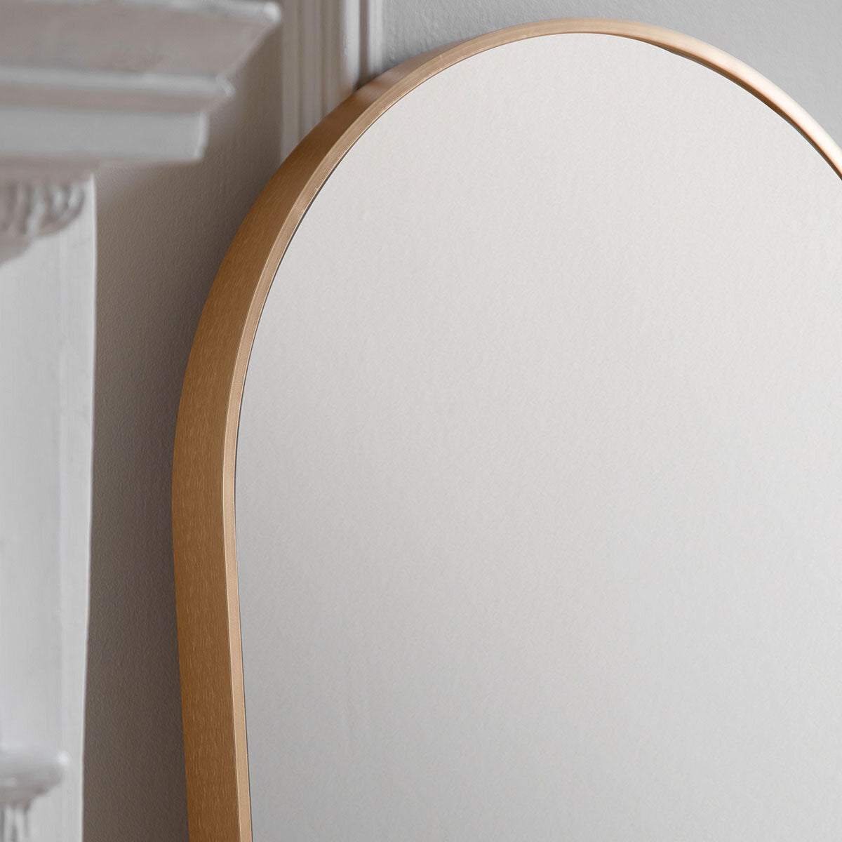 Gallery gold leaner mirror 150 cm - British product