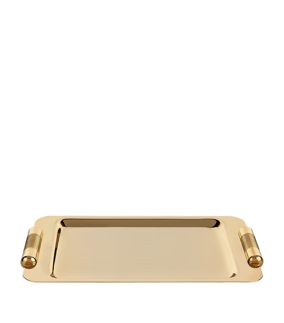 Zodiac Cylinder Gold-Plated Tray (British brand)