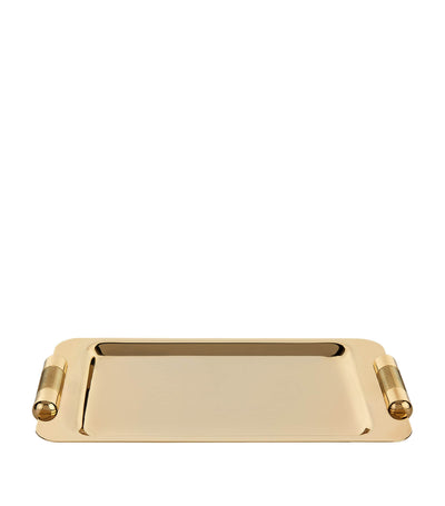 Harrods Zodiac Cylinder Gold-Plated Bathroom Tray- Buy online at McGrocer
