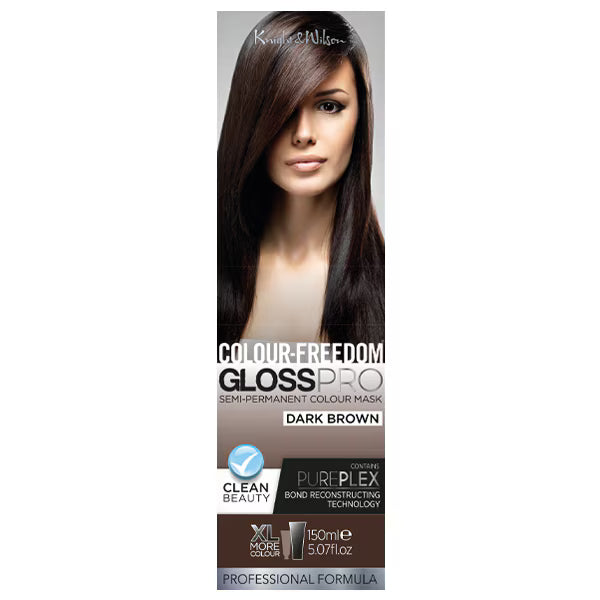 Knight & Wilson Semi-permanent Hair Colour Dark Brown , UK version