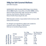 J.Charles sea salt caramel chocolate marshmallows 500g, UK version