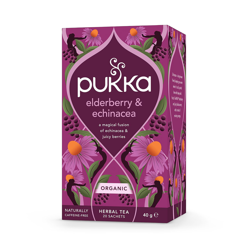 Pukka Organic Elderberry & Echinacea 20 Tea Bags