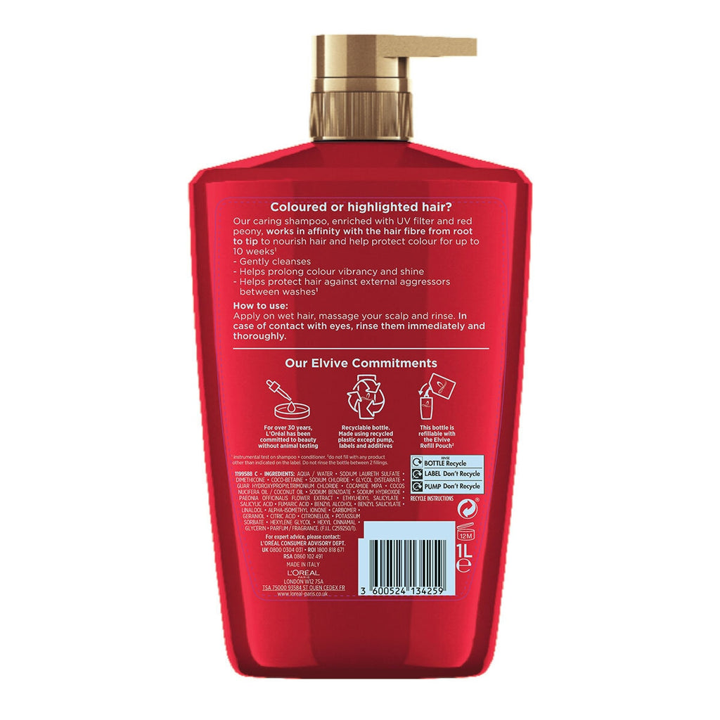 L'oreal Elvive Color Protect Shampoo 2 x 1L