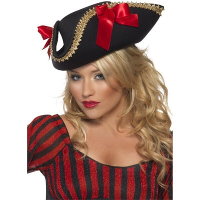 Superdrug Fever Pirate Hat - Black- Buy online at McGrocer