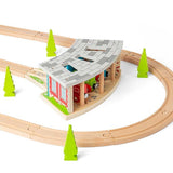 Bigjigs Rail Triple Engine Shed GOODS Superdrug   