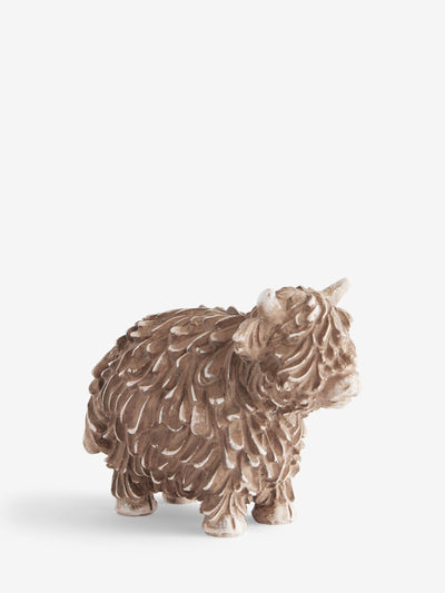 Figurine ornementale mini Highland Cow Hamish 9cm