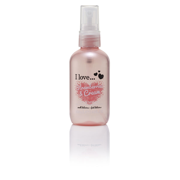 I Love Strawberries & Cream body spritzer 100ml (British brand)