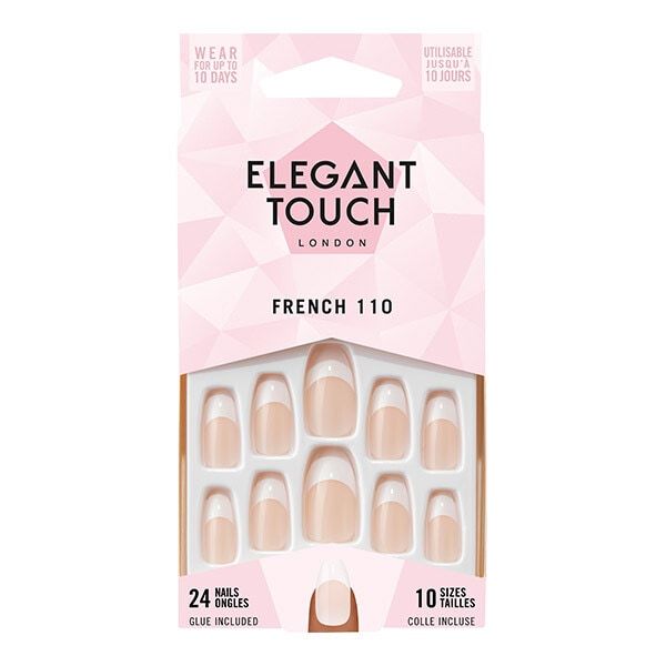 Elegant Touch False Nails French Pink 110