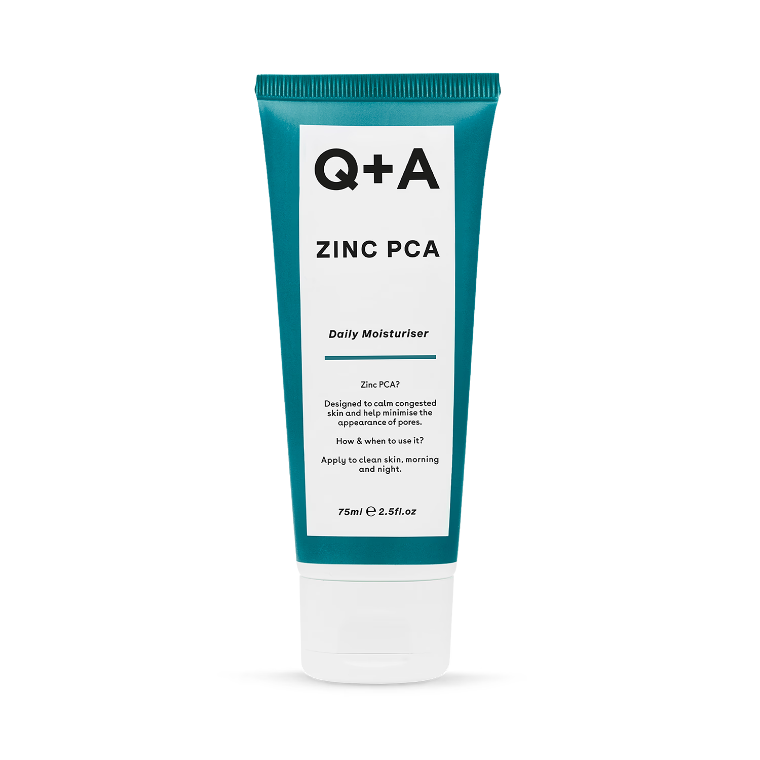 Q+A Zinc PCA Daily Moisturiser 75ml