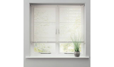 Argos Argos Home Plastic Super White Venetian Blind 120cm- Buy online at McGrocer