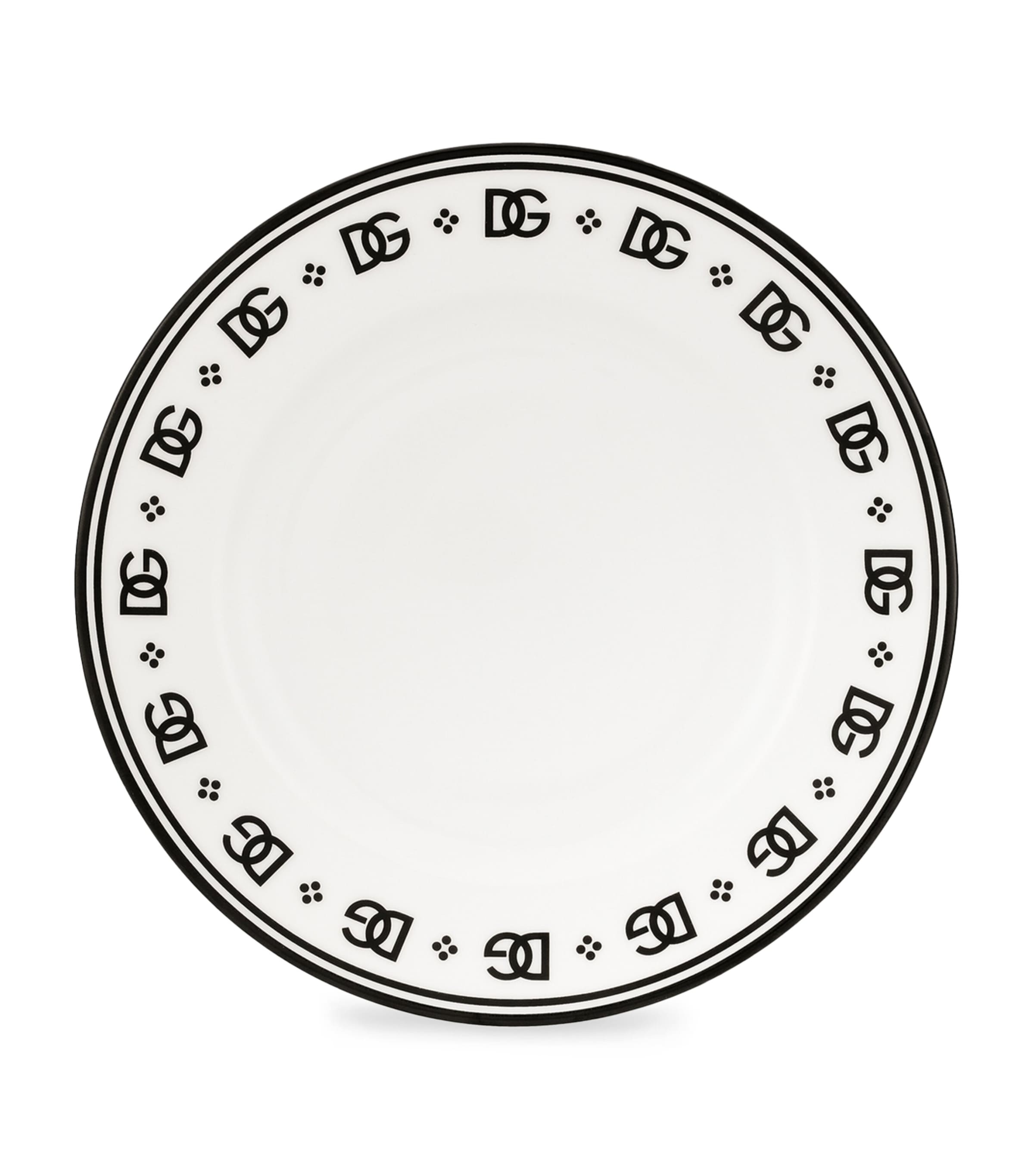 Dolce&Gabbana DG Logo porcelain plates 21cm - British product