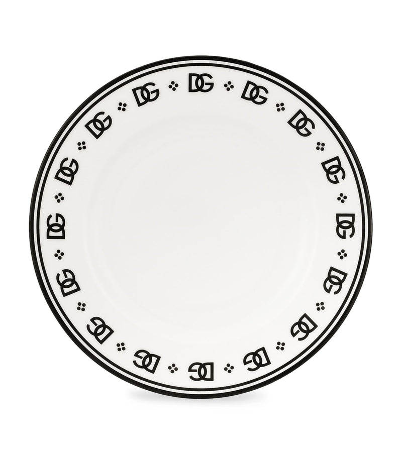 Dolce&Gabbana DG Logo porcelain plates 21cm - British product