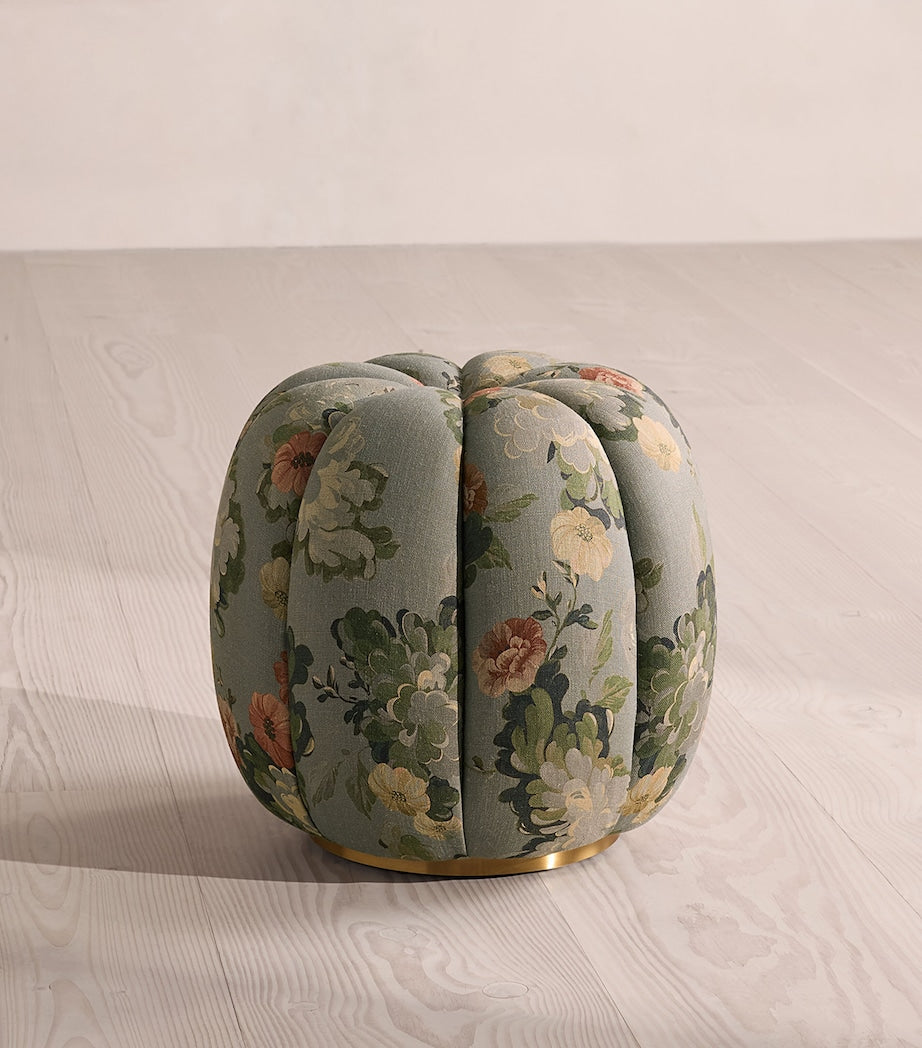 Tabouret de pied Sofia en lin Soho Home - Produit britannique