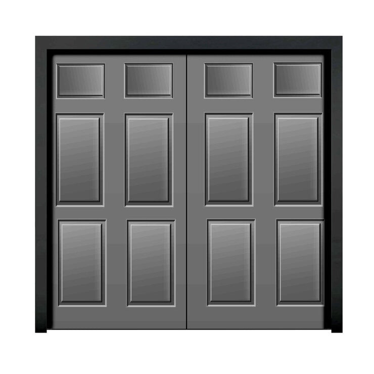 Cardale grey canopy garage door 2.286m, imported from the UK
