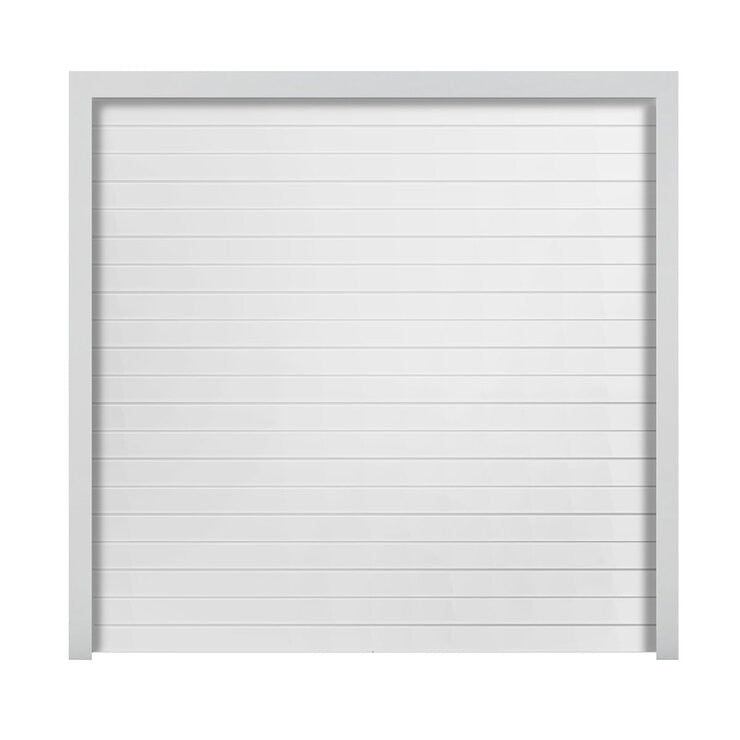 Cardale white single retractable garage door up to 2.546m width (British brand)