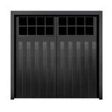 Cardale Black Bedford retractable garage door imported from the UK